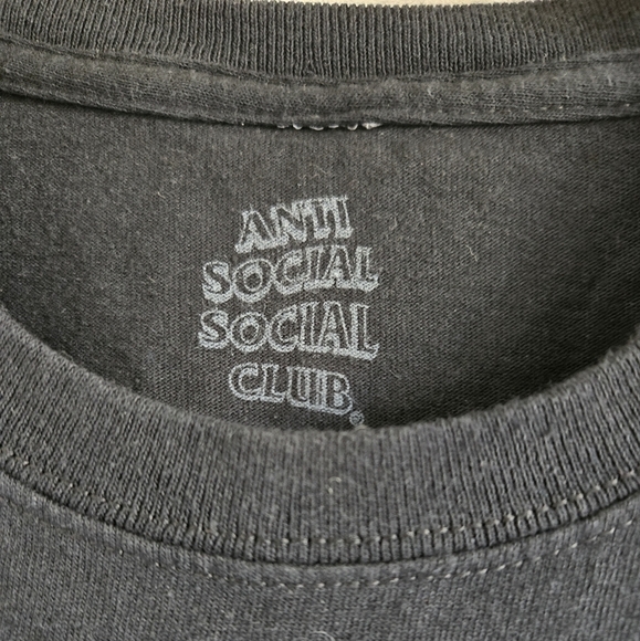 Anti Social Social Club Ellen von Unwerth D Fantasy Black T-Shirt PALISADES M - Picture 13 of 13